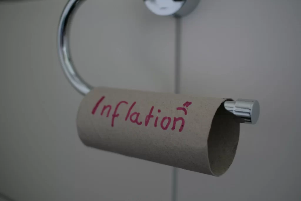 Inflation in toilet paper.