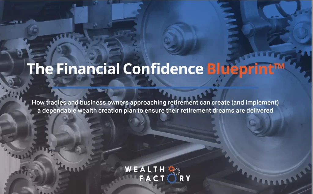 The Financial Confidence Blueprint guide by Wealth Factory.