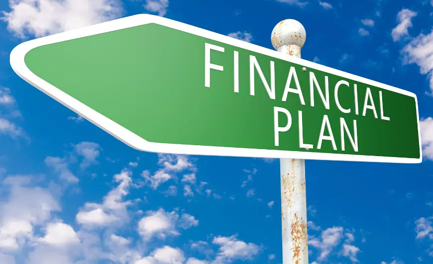 Financial Plan green arrow.