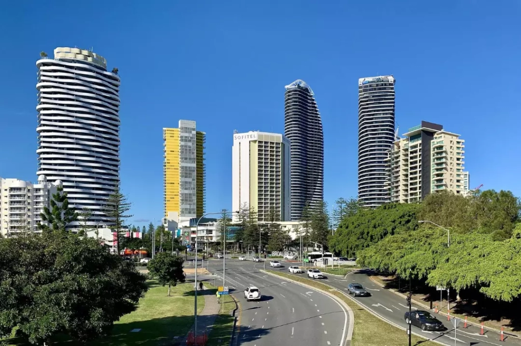 Buildings in Gold Coast.