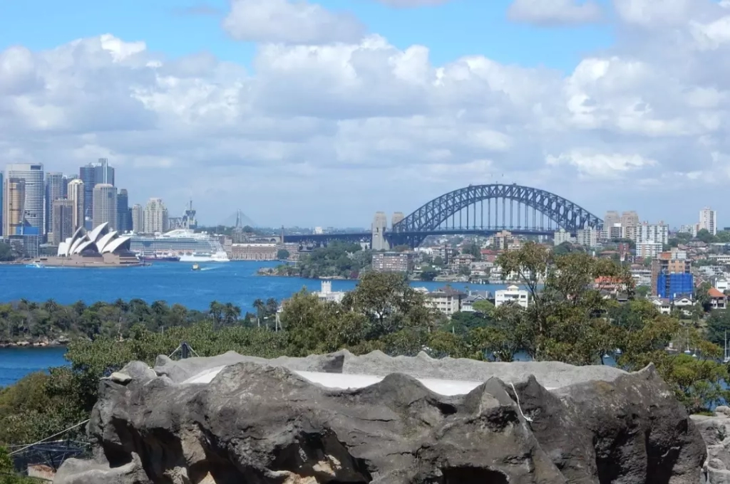 View of Sydney from Taronga Zoo.