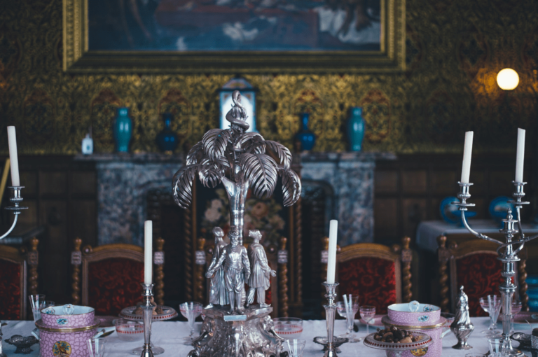 Silverware table settings representing inheritance.
